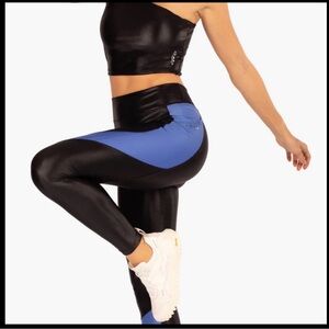 Koral Pistol leggings- high rise colorblock - NWT